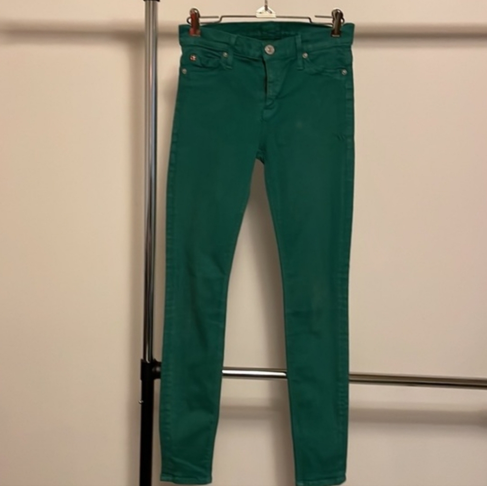 Hudson Jeans Green Skinny Jeans